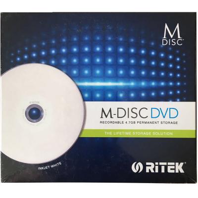 RITEK 千年光碟M-DISC DVD 白色滿版可印 1片